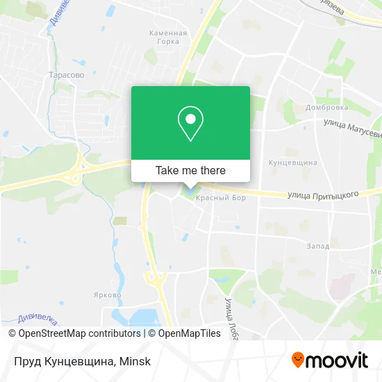 Пруд Кунцевщина map