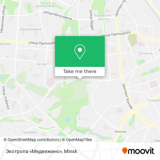 Экотропа «Медвежино» map