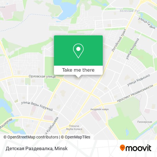 Детская Раздевалка map