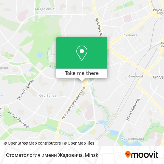 Стоматология имени Жадовича map