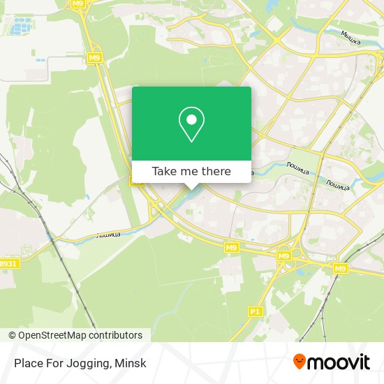 Place For Jogging map