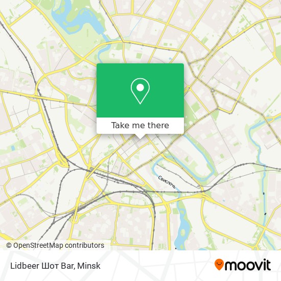 Lidbeer Шот Bar map
