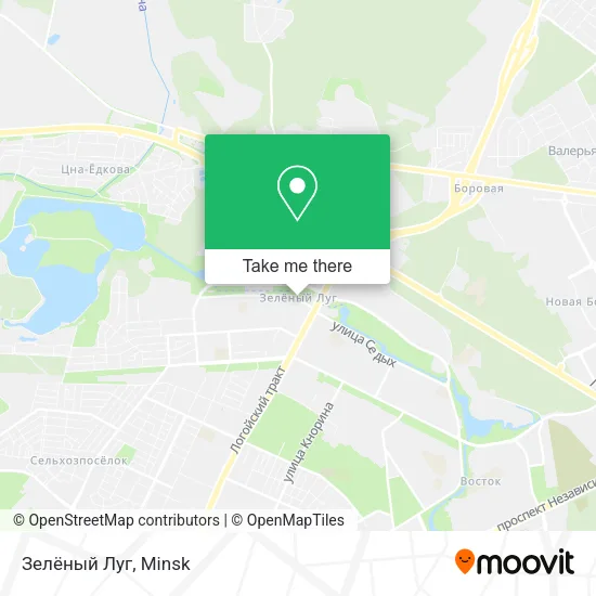 Зелёный Луг map