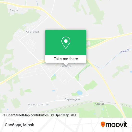 Слобода map