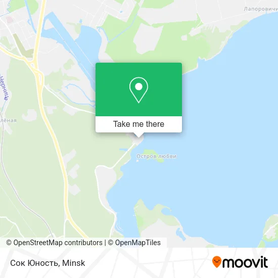 Сок Юность map