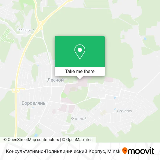 Консультативно-Поликлинический Корпус map