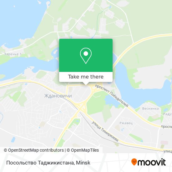 Посольство Таджикистана map