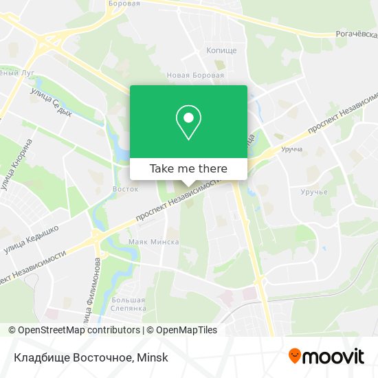 Кладбище Восточное map