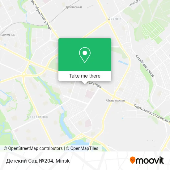 Детский Сад №204 map