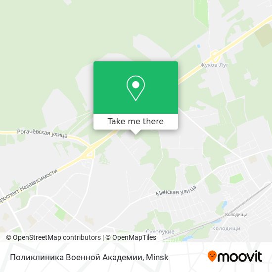 Поликлиника Военной Академии map