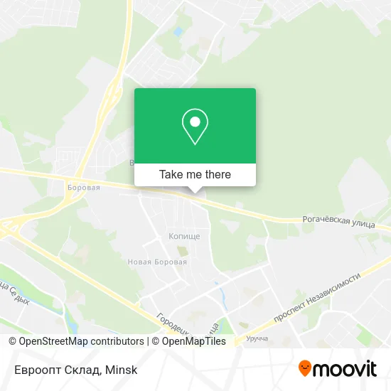 Евроопт Склад map