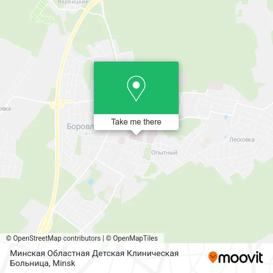 Минская Областная Детская Клиническая Больница map