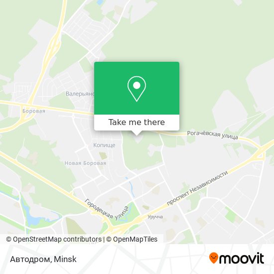 Автодром map