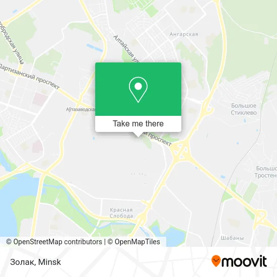 Золак map