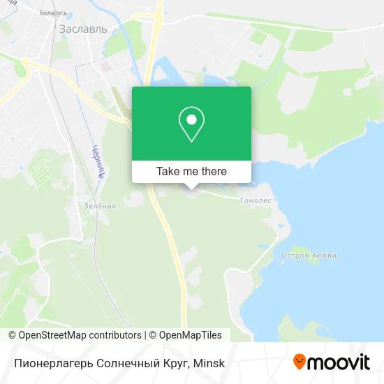 Пионерлагерь Солнечный Круг map