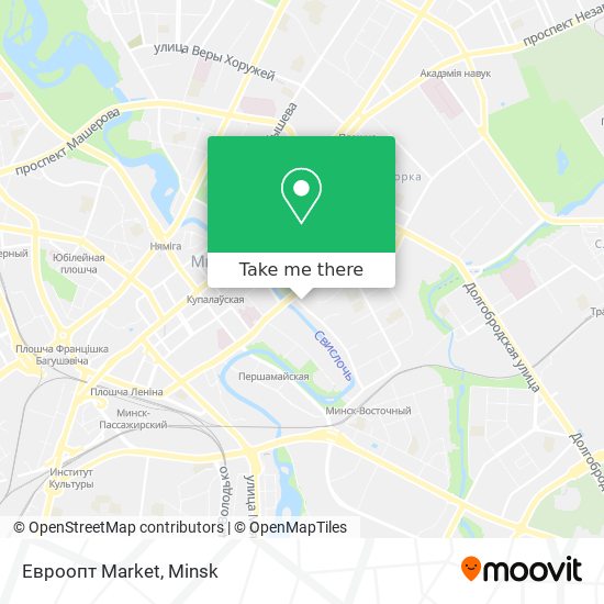 Евроопт Market map