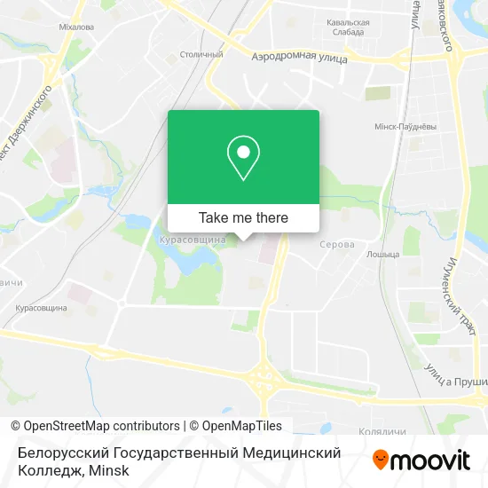 Белорусский Государственный Медицинский Колледж map