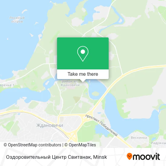 Оздоровительный Центр Свитанак map
