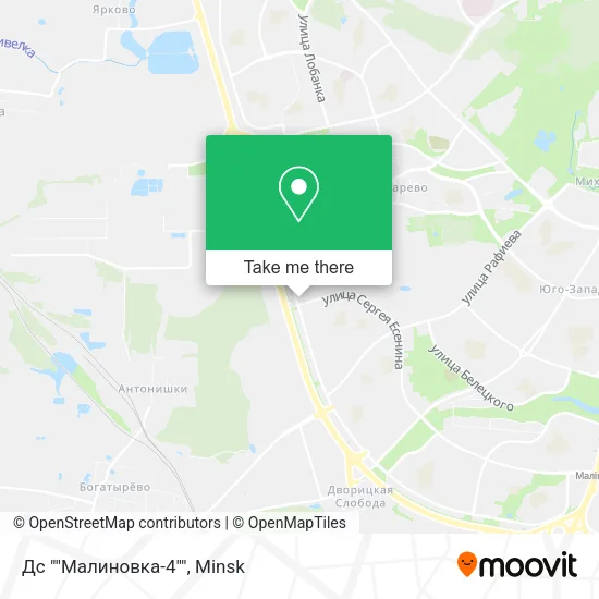 Дс ""Малиновка-4"" map