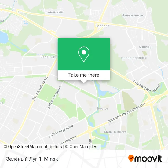 Зелёный Луг-1 map