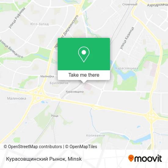 Курасовщинский Рынок map