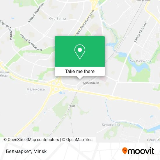 Белмаркет map