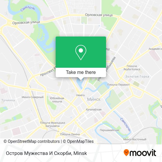 Остров Мужества И Скорби map