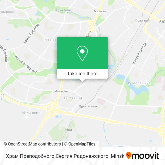 Храм Преподобного Сергия Радонежского map