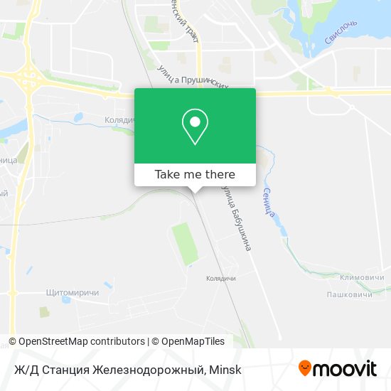 Ж/Д Станция Железнодорожный map