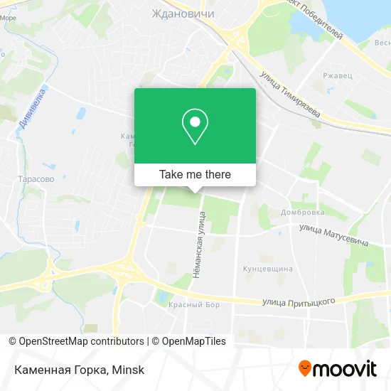 Каменная Горка map