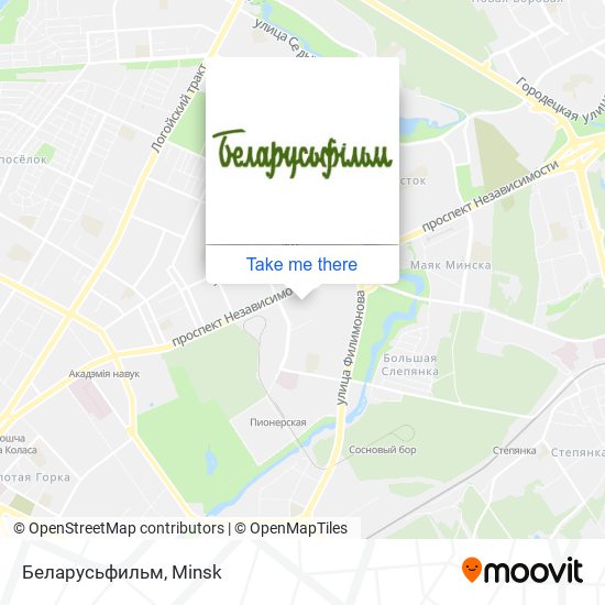 Беларусьфильм map