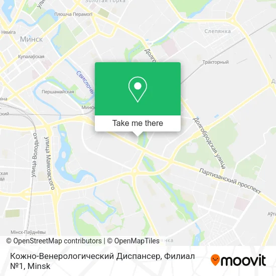 Кожно-Венерологический Диспансер, Филиал №1 map