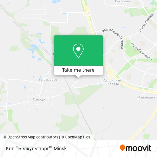 Кпп ""Белкультторг"" map