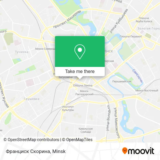Франциск Скорина map