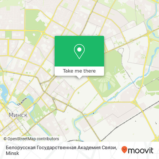 Белорусская Государственная Академия Связи map