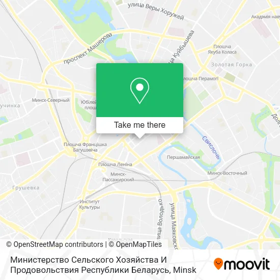 Министерство Сельского Хозяйства И Продовольствия Республики Беларусь map
