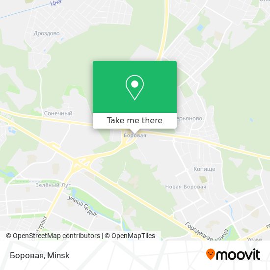 Боровая map