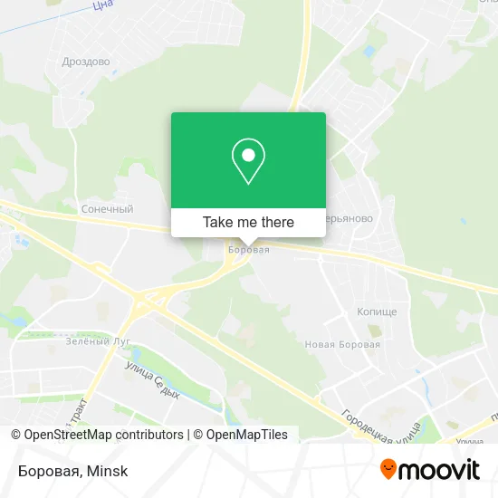 Боровая map