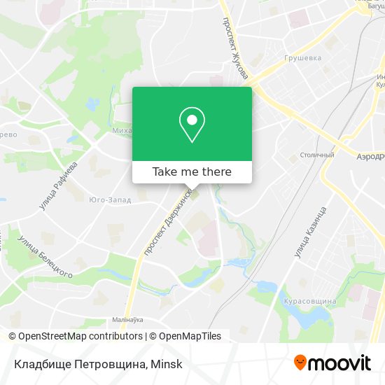 Кладбище Петровщина map