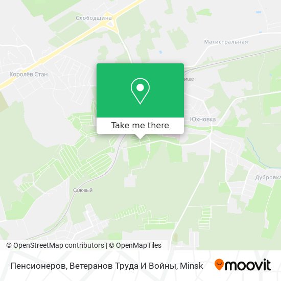 Пенсионеров, Ветеранов Труда И Войны map