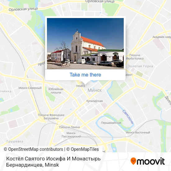 Костёл Святого Иосифа И Монастырь Бернардинцев map
