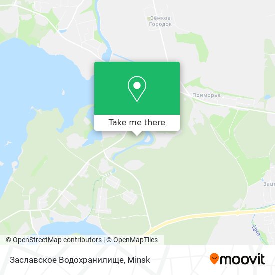 Заславское Водохранилище map