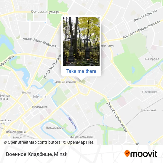 Военное Кладбище map