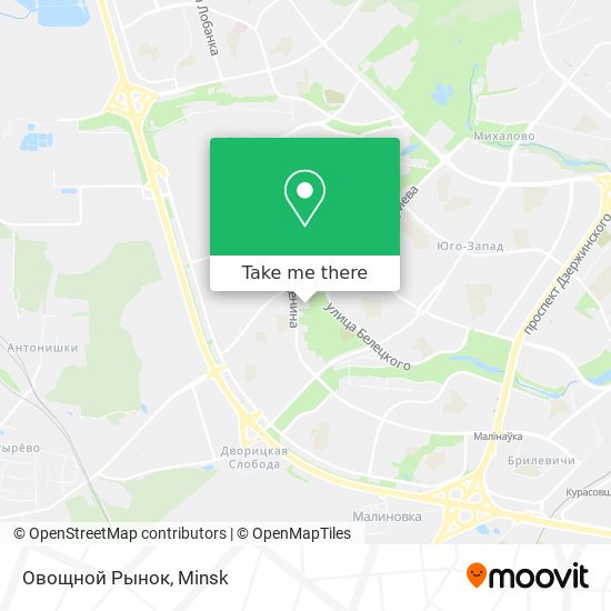 Овощной Рынок map