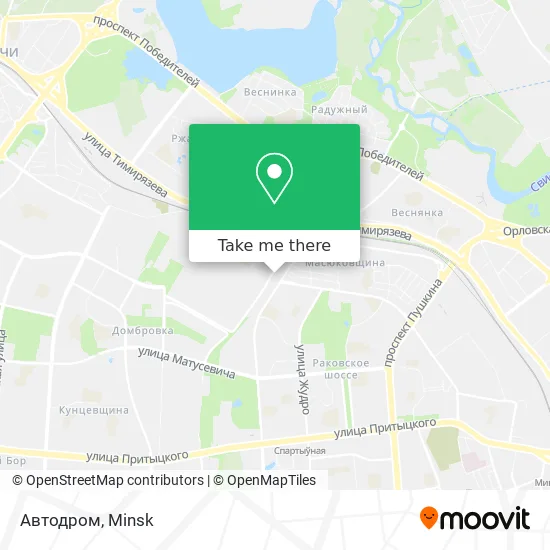 Автодром map