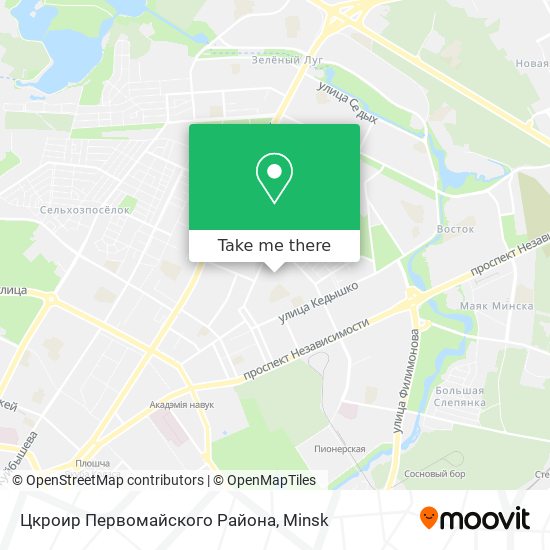 Цкроир Первомайского Района map