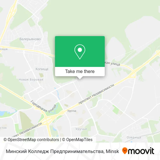 Минский Колледж Предпринимательства map