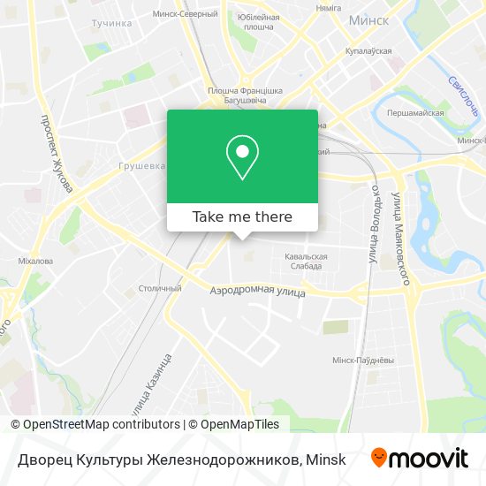 Дворец Культуры Железнодорожников map