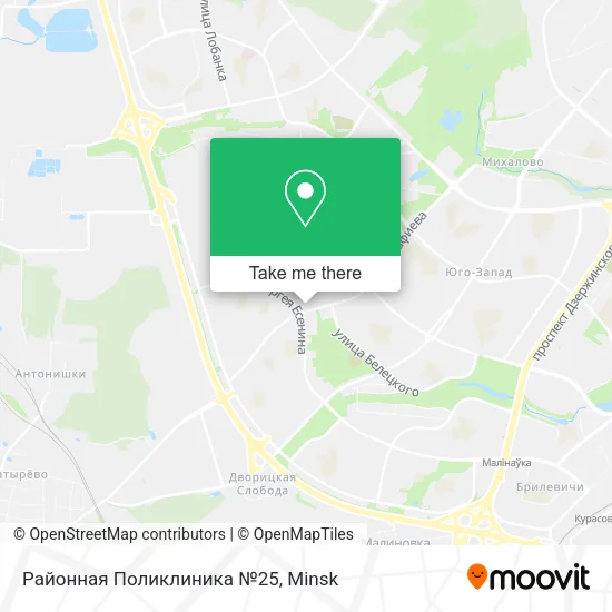 Районная Поликлиника №25 map