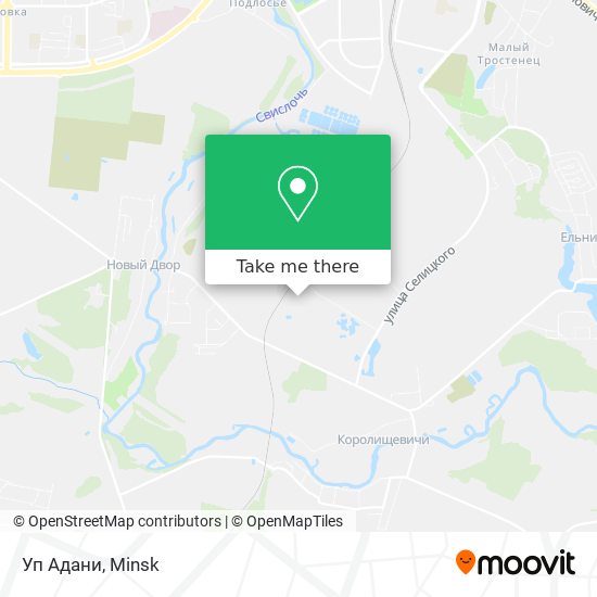 Уп Адани map